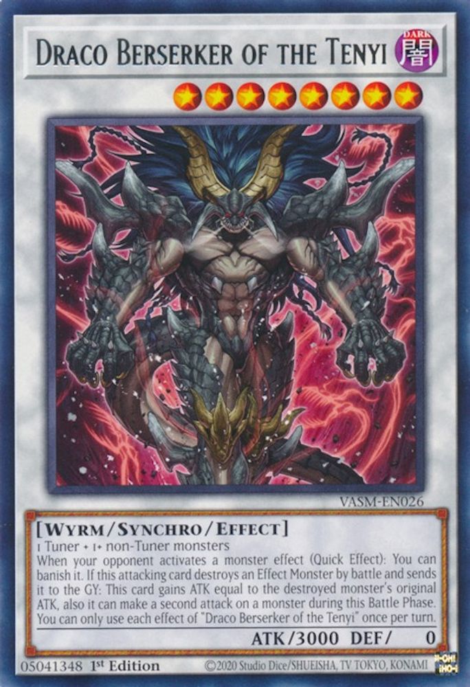 Draco Berserker of the Tenyi (VASM-EN026) - Rare