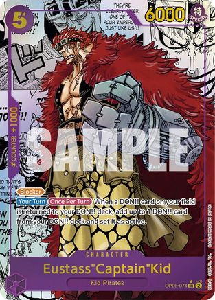 Eustass"Captain"Kid (Alternate Art) (Manga) (OP05-074) - Super Rare