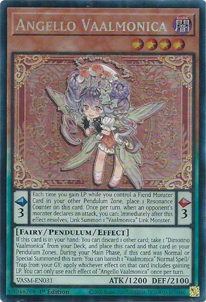 Angello Vaalmonica (CR) (VASM-EN031) - Collector's Rare