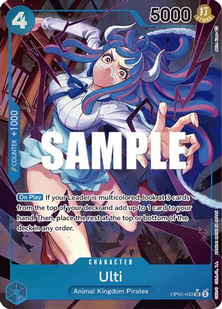 Ulti (Alternate Art) (OP05-043) - Super Rare