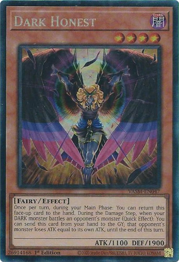 Dark Honest (CR) (VASM-EN047) - Collector's Rare