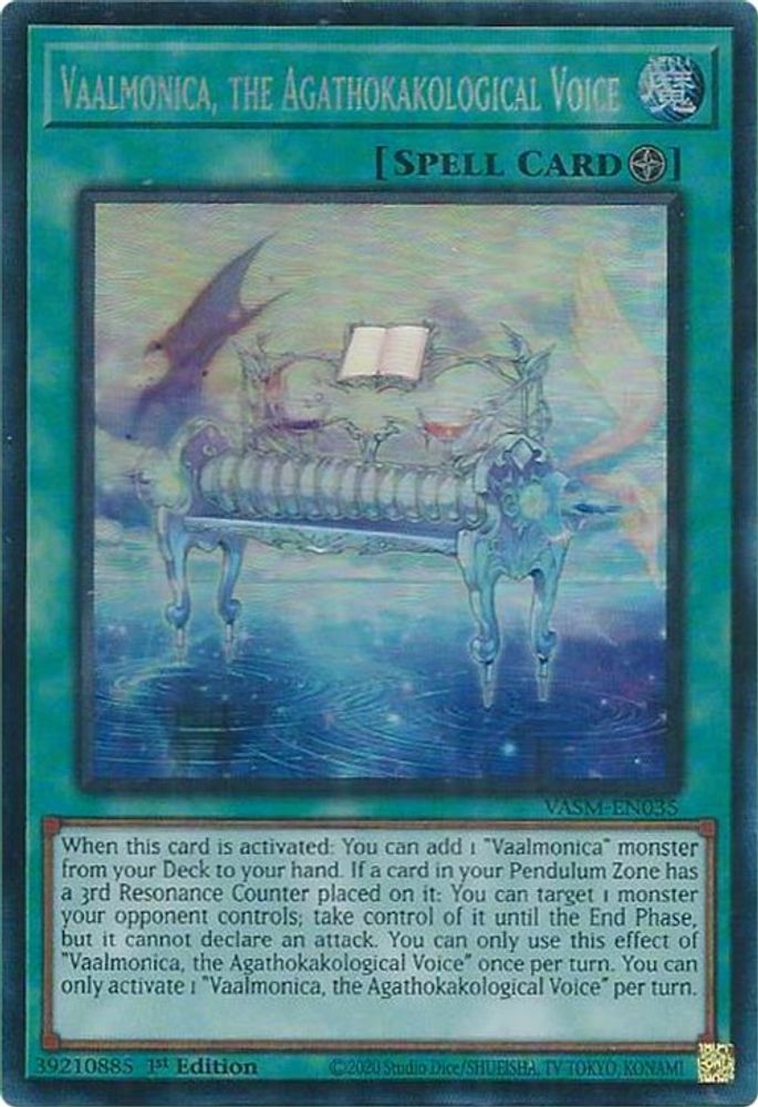 Vaalmonica, the Agathokakological Voice (CR) (VASM-EN035) - Collector's Rare