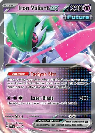 Iron Valiant ex 068  - Holofoil - Promo