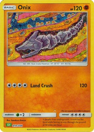 Onix [Classique du jeu de cartes à collectionner] 