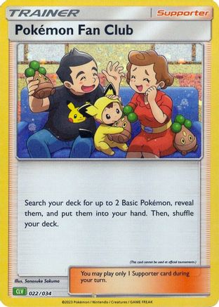 Pokemon Fan Club (CLV) 022  - Holofoil - Classic Collection