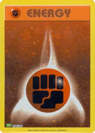 Basic Fighting Energy 034  - Holofoil - Classic Collection