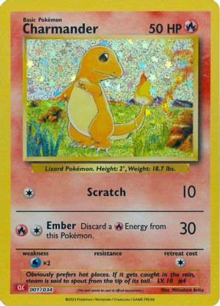 Charmander 001  - Holofoil - Classic Collection