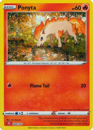 Ponyta [Jeu de cartes à collectionner classique] 