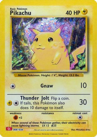 Pikachu 008  - Holofoil - Classic Collection