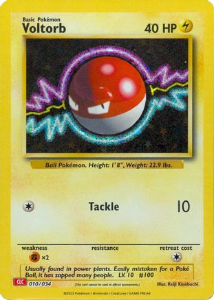 Voltorb 010  - Holofoil - Classic Collection