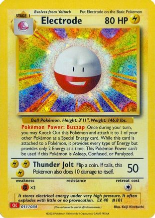 Electrode 011  - Holofoil - Classic Collection