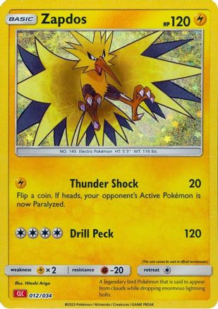 Zapdos [Classique du jeu de cartes à collectionner] 