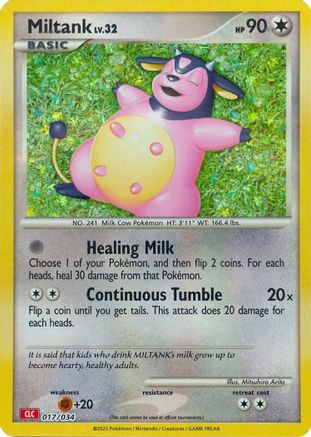 Miltank 017  - Holofoil - Classic Collection