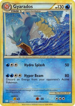 Gyarados 007  - Holofoil - Classic Collection