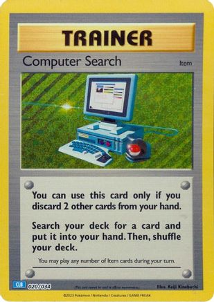 Computer Search (CLB) 020  - Holofoil - Classic Collection