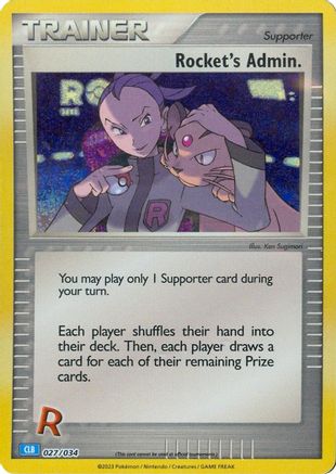Rocket's Admin. (CLB) 027  - Holofoil - Classic Collection