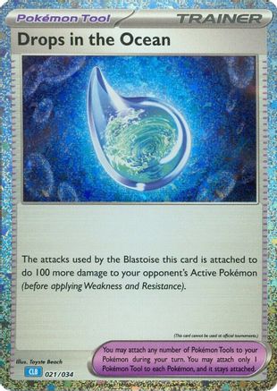 Drops in the Ocean 021  - Holofoil - Classic Collection