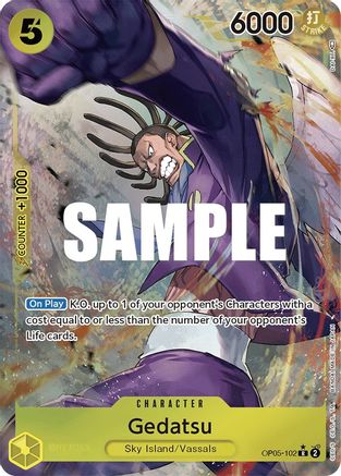 Gedatsu (Alternate Art) (OP05-102) - Rare