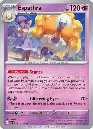 Espathra (Non-Holo) 081/182  - Rare