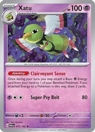Xatu (Non-Holo) 072/182  - Rare