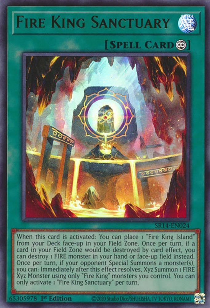 Fire King Sanctuary (SR14-EN024) - Ultra Rare