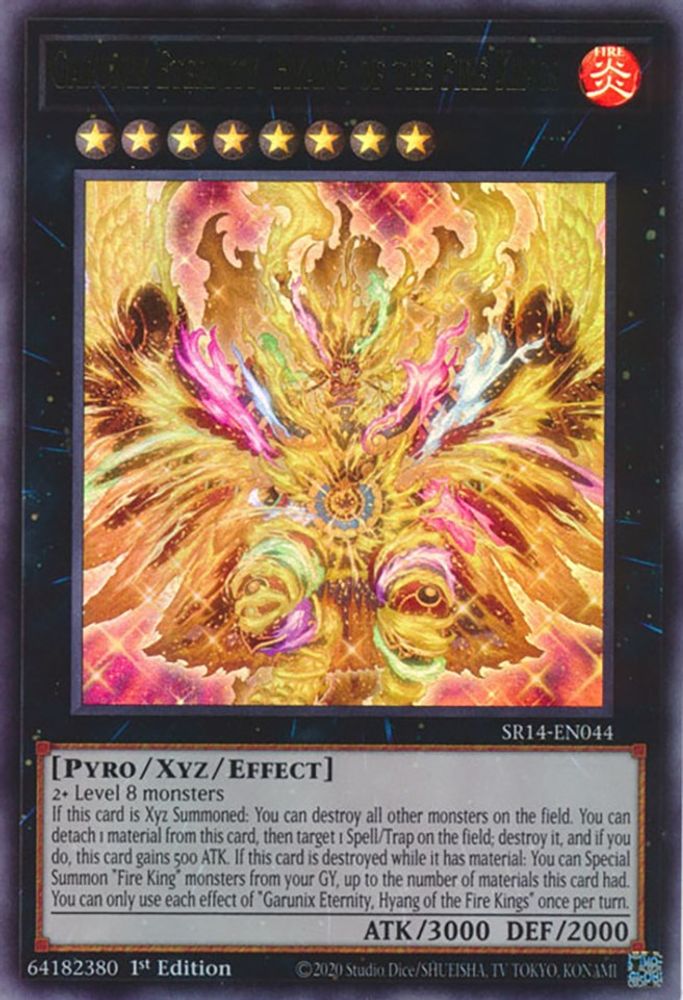 Garunix Eternity, Hyang of the Fire Kings (SR14-EN044) - Ultra Rare