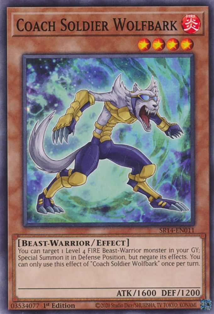 Coach Soldier Wolfbark (SR14-EN011) - Common