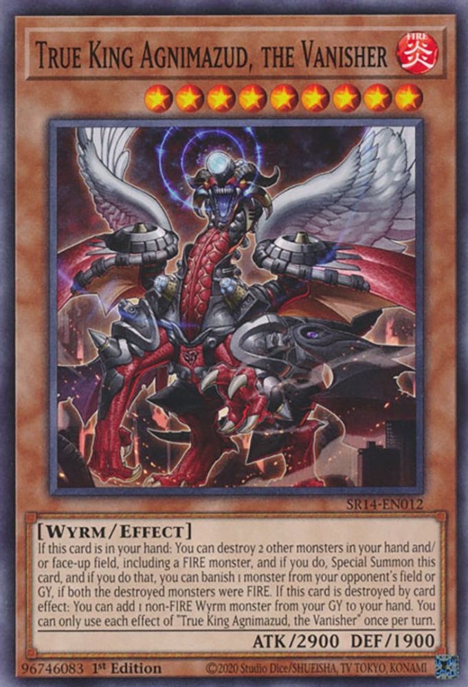 True King Agnimazud, the Vanisher (SR14-EN012) - Common