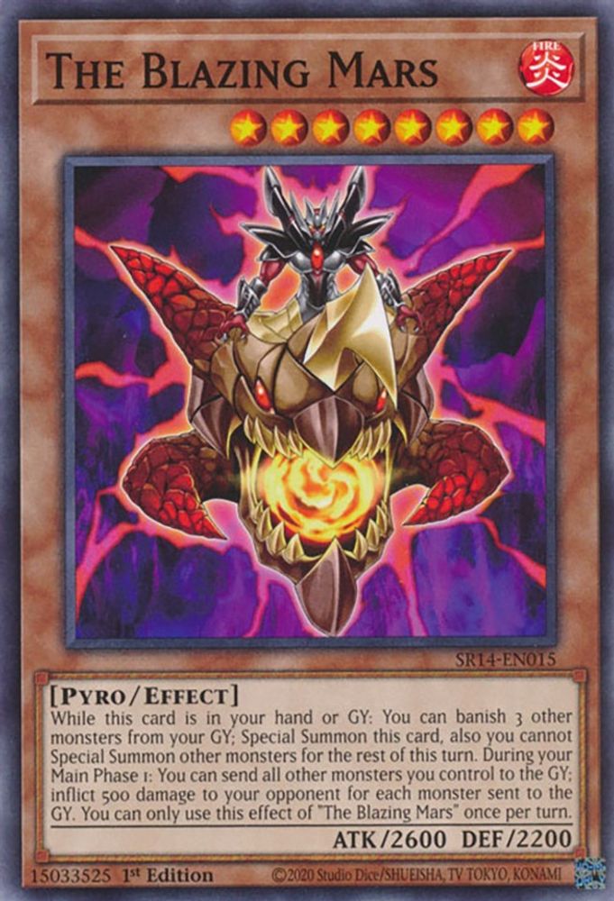 The Blazing Mars (SR14-EN015) - Common