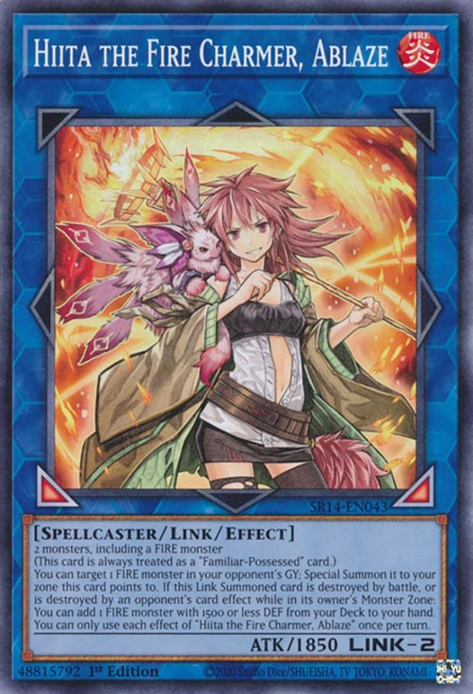 Hiita the Fire Charmer, Ablaze (SR14-EN043) - Common
