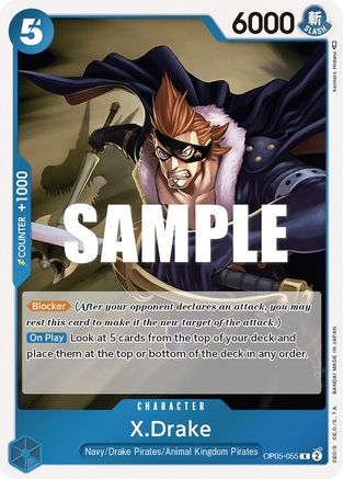 X.Drake (OP05-055) - Rare