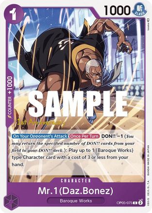 Mr.1 (Daz.Bonez) (OP05-075) - Common
