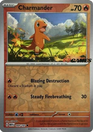 Salamèche (004/165) (Exclusivité EB Games) [Cartes diverses] 