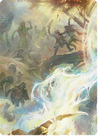 Arboreal Alliance Art Card (ASLTR-007) - Art Series: Universes Beyond: The Lord of the Rings: Tales of Middle-earth