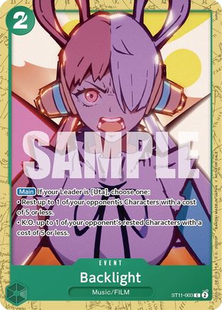 Backlight (Starter Deck 11: Uta Deck Battle) (ST11-003) - Common
