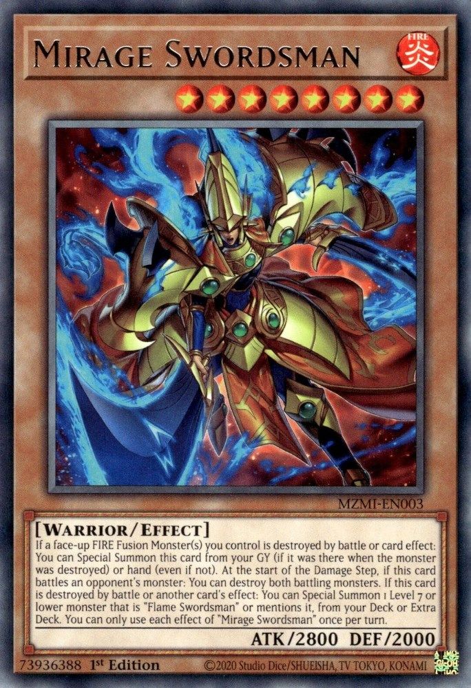 Mirage Swordsman (MZMI-EN003) - Rare