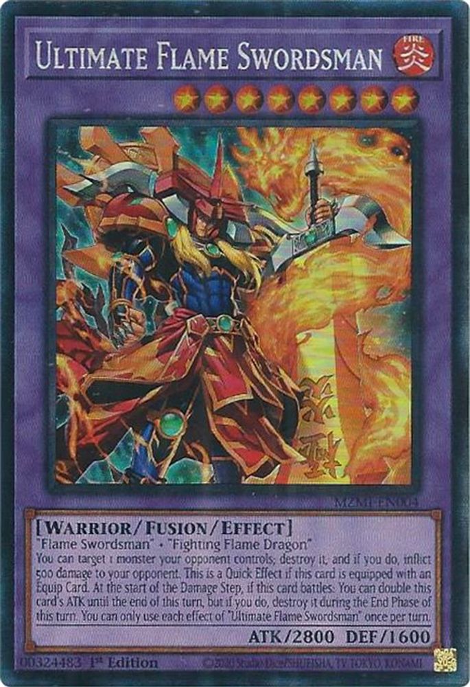 Ultimate Flame Swordsman (CR) (MZMI-EN004) - Collector's Rare