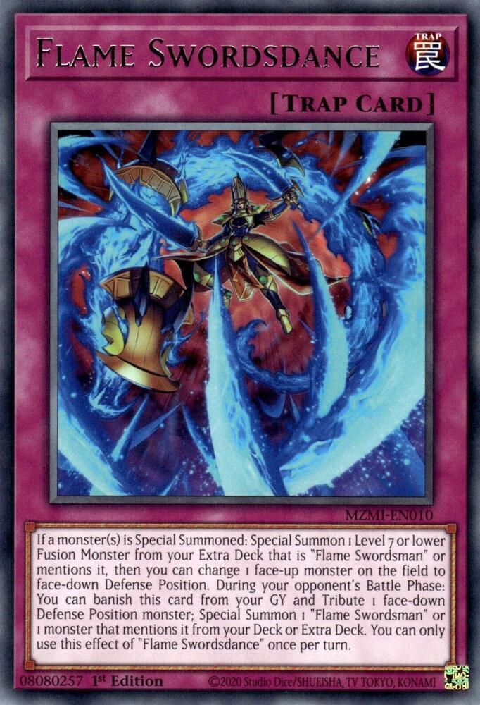 Flame Swordsdance (MZMI-EN010) - Rare
