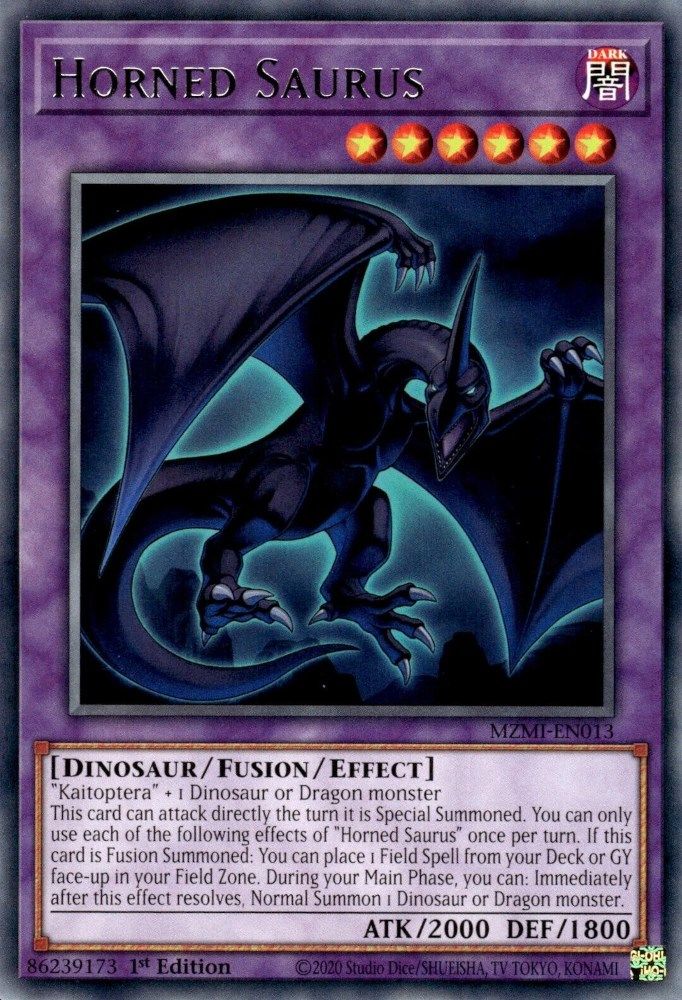 Horned Saurus (MZMI-EN013) - Rare