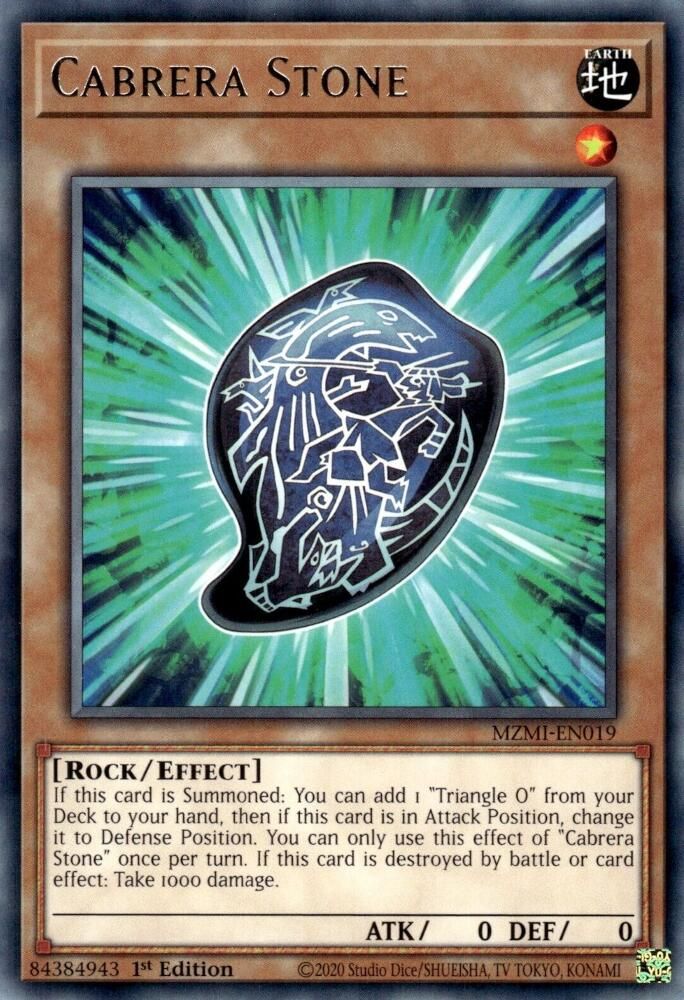 Cabrera Stone (MZMI-EN019) - Rare