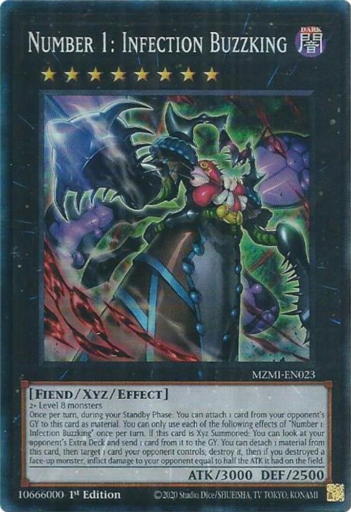 Number 1: Infection Buzzking (CR) (MZMI-EN023) - Collector's Rare