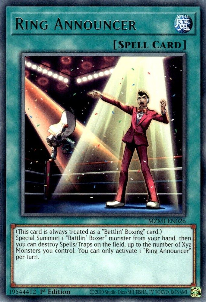 Ring Announcer (MZMI-EN026) - Rare