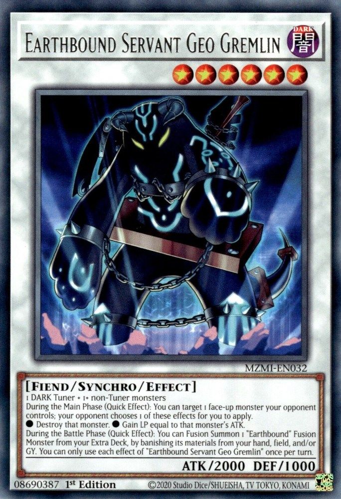 Earthbound Servant Geo Gremlin (MZMI-EN032) - Rare