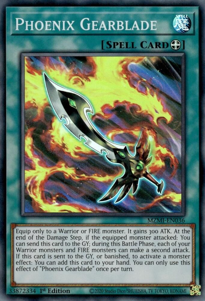 Phoenix Gearblade (MZMI-EN036) - Super Rare