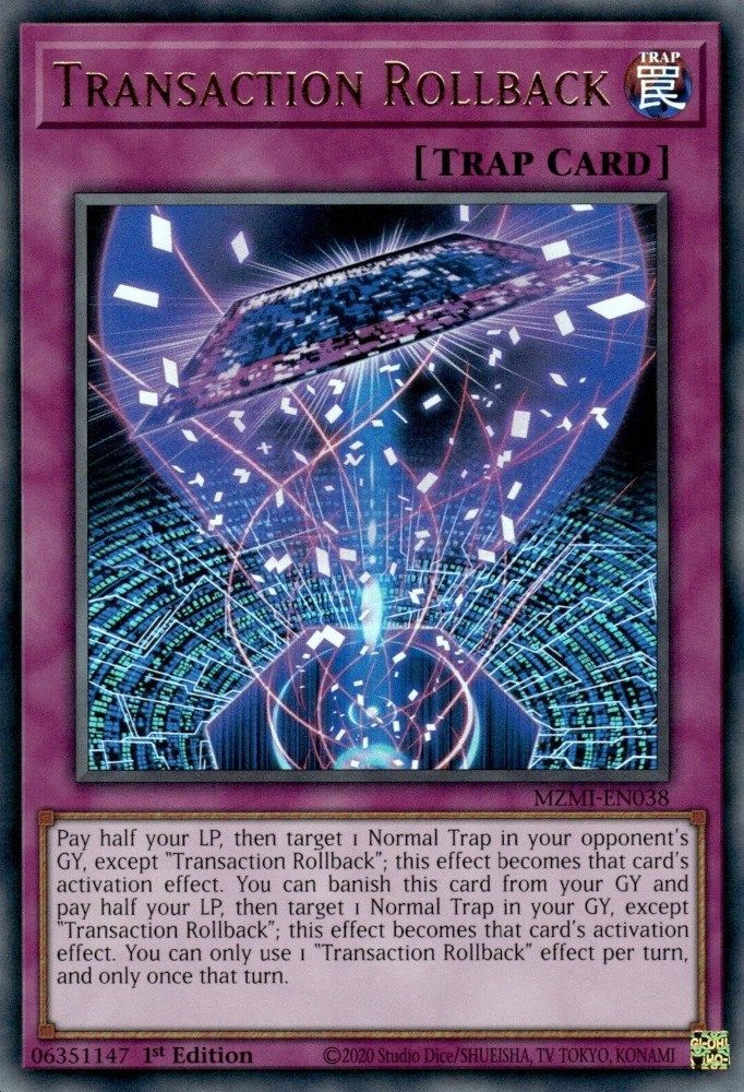 Transaction Rollback (MZMI-EN038) - Ultra Rare