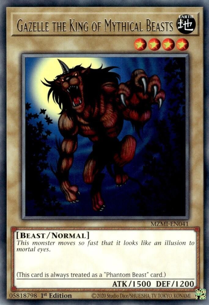 Gazelle the King of Mythical Beasts (MZMI-EN041) - Rare