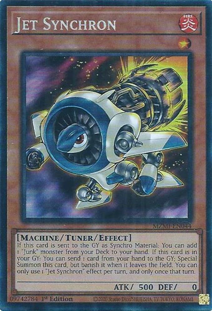Jet Synchron (CR) (MZMI-EN044) - Collector's Rare