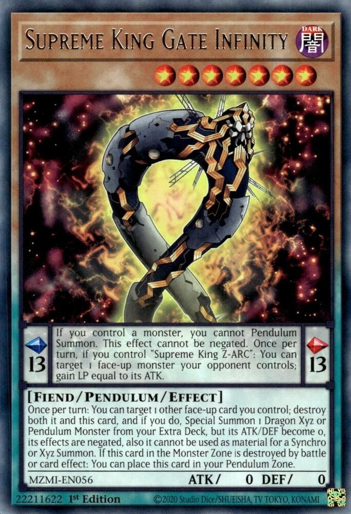 Supreme King Gate Infinity (MZMI-EN056) - Rare
