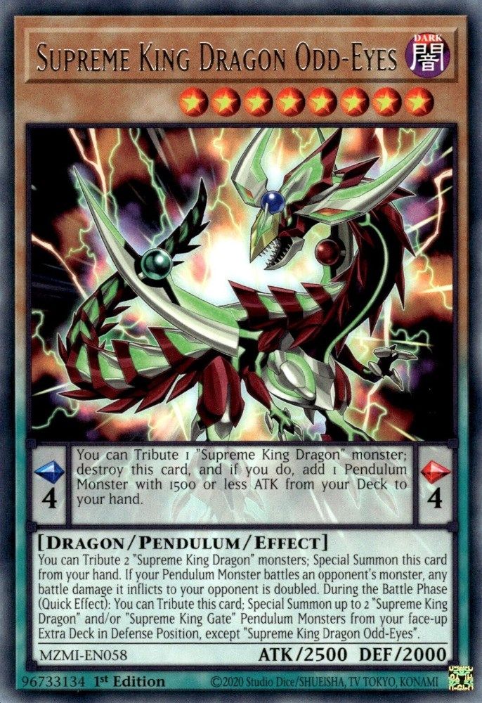 Supreme King Dragon Odd-Eyes (MZMI-EN058) - Rare
