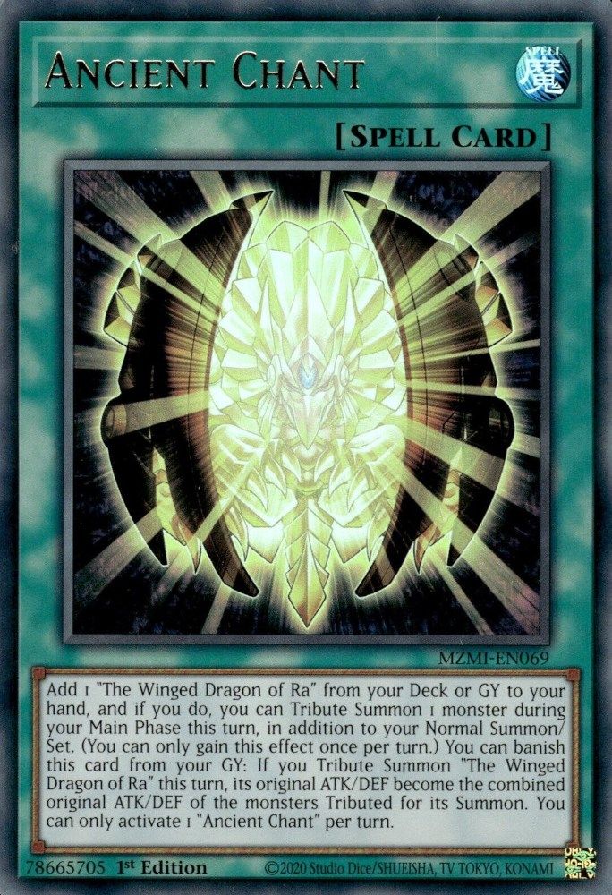Ancient Chant (MZMI-EN069) - Ultra Rare